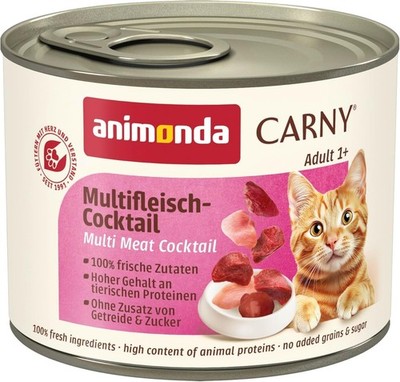 animonda Carny Katzen Nassfutter Multifleischcocktail - 6x200 g