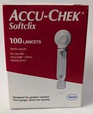 Accu-Chek Softclix Lancets  100 count box 1 Pack Exp 9/2026