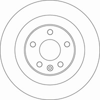 2X TRW Bremsscheibe DF6588 FüR 235 S90 XC60 Volvo V60 S60 V90 246 236 2 234 225