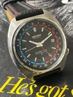 Seiko Navigator Timer vintage Automatic GMT watch, Dec 1970, serviced