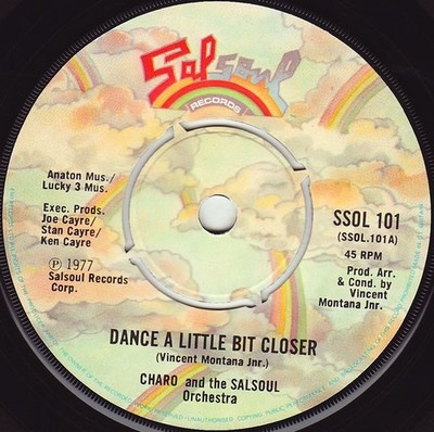Charo And The Salsoul Orchestra - Dance A Little Bit Closer / Cuchi-Cuchi (7''...