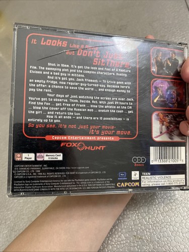 Fox Hunt Playstation 1 Game - Complete, Authentic, and Tested! - Picture 19 of 19