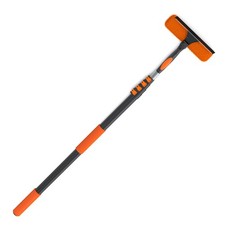 26FT Window Squeegee with Extension Pole, 2-in-1 20FT, Orange