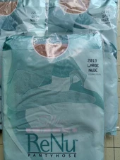 Silkies ReNu Pantyhose 1 Large Nude 2 Q/1X Nude Unopened Packages
