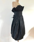 Mignon by Dorothy Farbo Evening Formal Cocktail Dress Bubble Hem Vintage 70s 80s