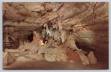 Riverton West Virginia, Great Ball Room, Seneca Caverns, Vintage Postcard