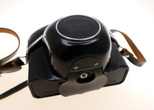 Zeiss Ikon Contaflex 126 Camera Eveready leather case w/red inside lining