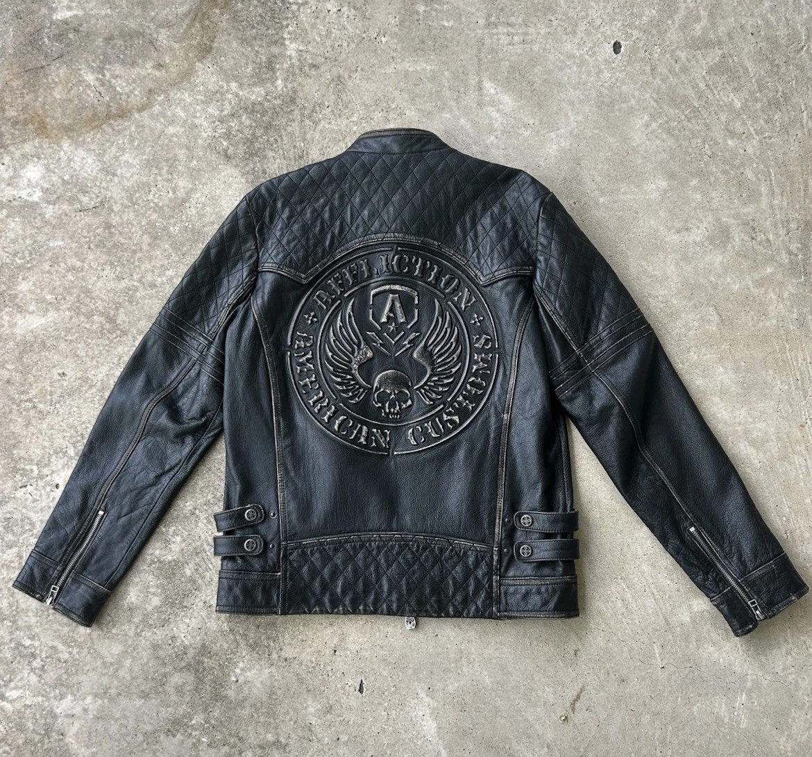 超貴重】Affliction レザーライダースXL限定版 #814 超貴重 