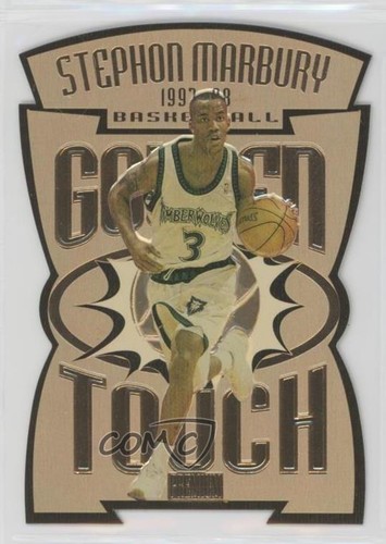 Stephon Marbury #5GT 1997 Skybox Premium Golden Touch card