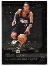 ALLEN IVERSON 1999-00 FLEER FORCE FORCEFUL 8 PHILADELPHIA 76ERS HOF MVP