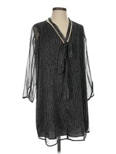 Halston Heritage Women Black Casual Dress S