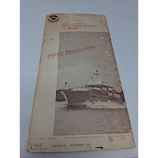 Vintage 1977 NOAA Nautical Chart 11467 West Palm Beach to Miami Florida Map