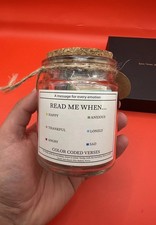 Quran Verses Jar. EID GIFT, BDAY gift. Next Day Dispatch. Tracked.90Verses