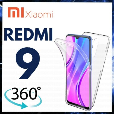 360 COVER FOR XIAOMI REDMI 9 CLEAR SILICONE TPU BACK CASE