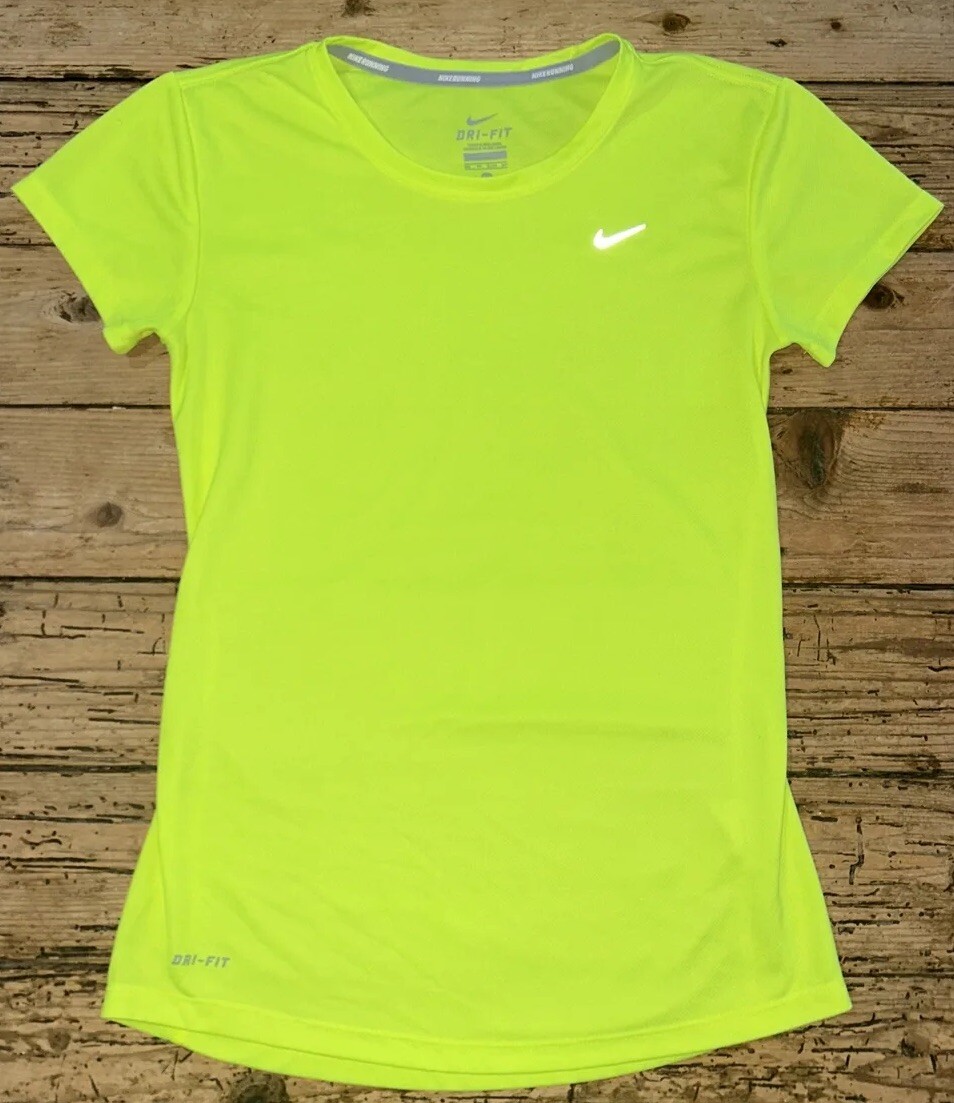 Nike Women's Size XS Neon Yellow Dri-Fit Running Short