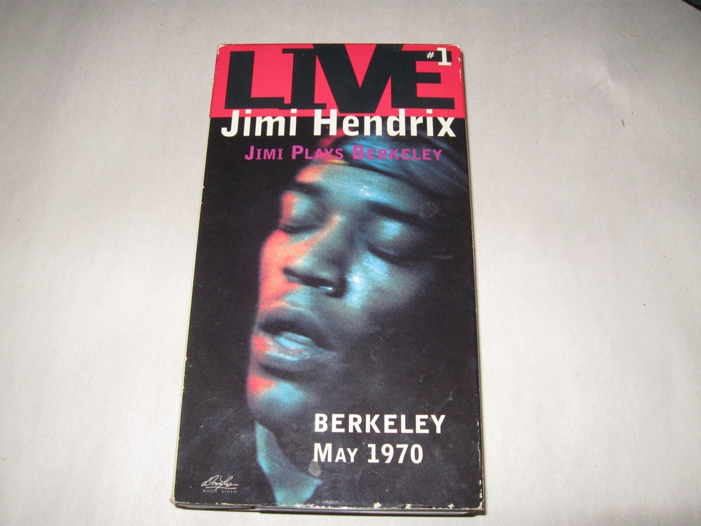 Jimmy Hendrix Plays Berkeley May 1970 VHS tape never played