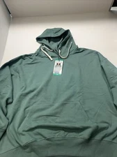 Buffalo David Bitton Womens Super Soft Hoodie w/ Kangaroo Pocket Jade Sz XL