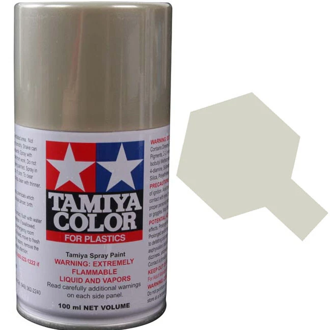 Tamiya TS-88 Titanium Silver Lacquer Spray Paint Can Plastic Model 3oz  (100ml)