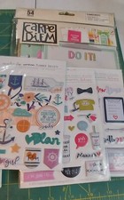 Large LOT of Planner Kits-Stickers-Stamps-Diecuts- Scrapbooking-Journal