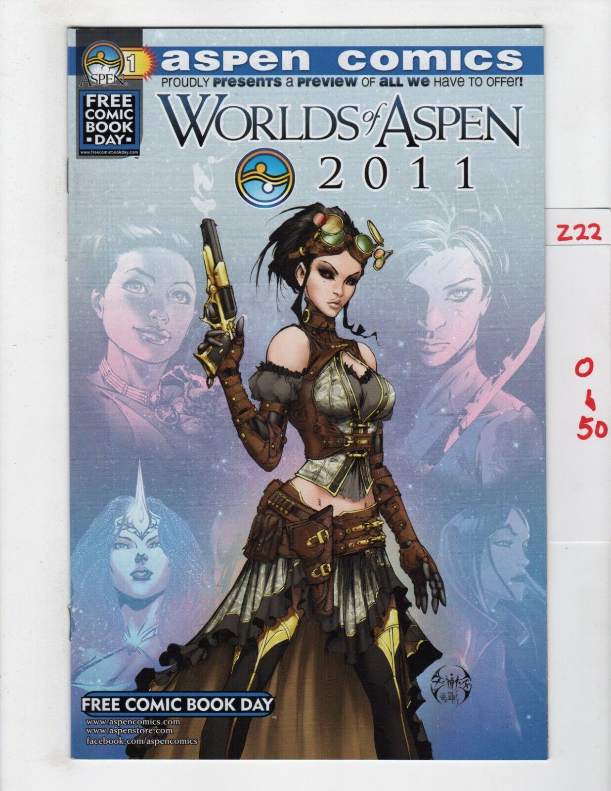 Worlds of Aspen FCBD 2011 VF/NM 2006 Aspen Free Comic Book Day z22050