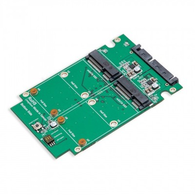 Syba SY-ADA40090 Dual mSATA SSD to SATA III RAID 2.5  Enclosure