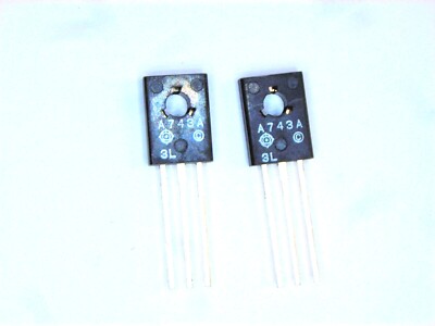 2SA743A ''Original'' Hitachi Transistor 2 pcs