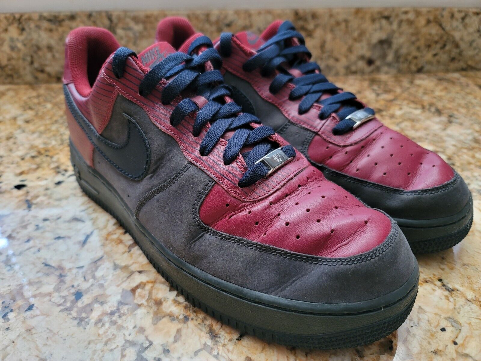 Nike Air Force 1 Low Team Red - Anthracite  Size … - image 1