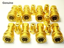 Carpet Cleaning - Brass 1/4" Quick Disconnect (Set Of 8) for Wand Hoses