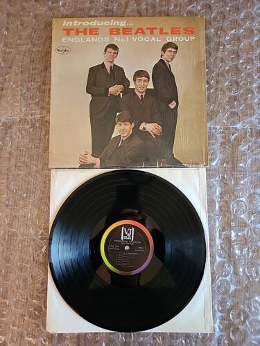 "Introducing The Beatles" luty 1964 USA ver. 2 album mono w shrink ex cond USA - Zdjęcie 1 z 12