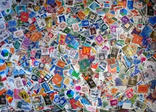 NETHERLAND MIXED STAMPS off paper mixture / kiloware 3 oz. (84 grams) D