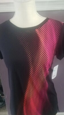 Xersion Quick Dry Neon Ombre Dots Shirt XS