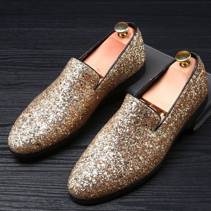 Mens rhinestone loafers sale