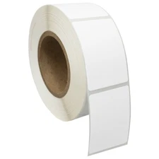 2.25" x 3.25" Premium Gloss Inkjet Blank Labels Supplied 825 Labels per Roll