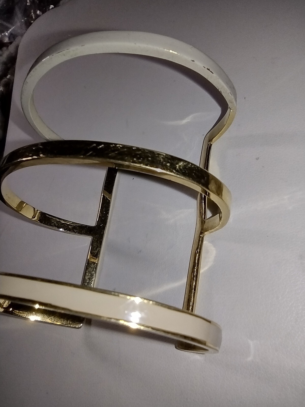 J. Crew Triple Open Cuff Statement Bangle Bracele… - image 5