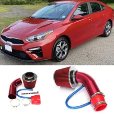 3"Cold Air Intake Filter Induction Kit Pipe Flow Power Hose System For Kia Forte