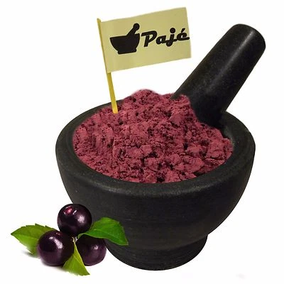 PAJE POWDER ACAI Assai freeze dried powder 4oz 8oz 16oz 1lb 32oz 2lb 4lb 10lb 55lb - PAJE