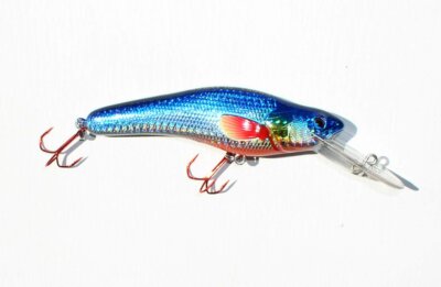 5 Salmo Perch Super Deep Runner Wobbler 12cm 40g