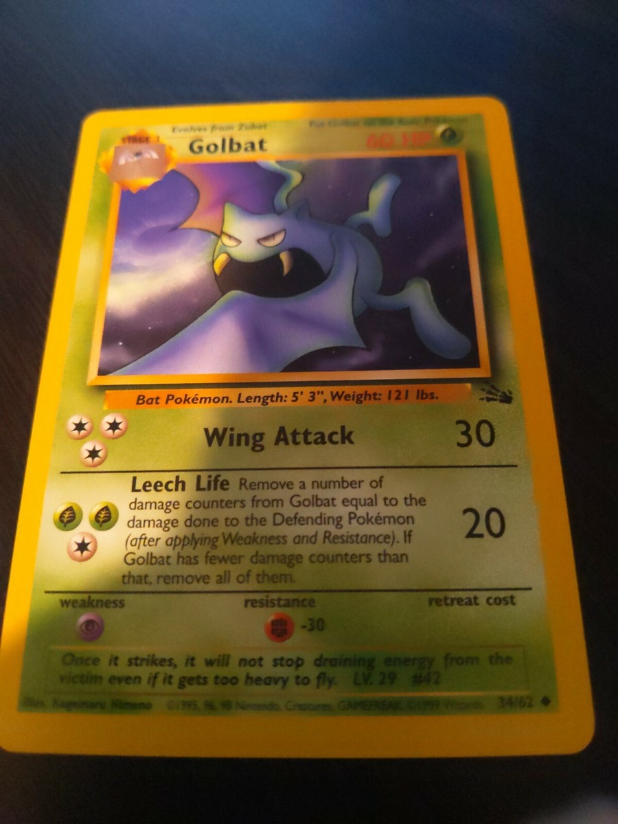 【PSA10】ゴルバット 英語 34/62 golbat PSA10】ゴルバット 英語 34/62 golbat