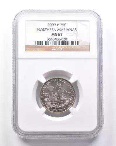 MS67 2009-P Washington Quarter Northern Marianas NGC *6152