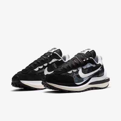 スニーカー NIKE sacai Vapor waffle Black White Nike Sacai Vapor Waffle Black And White Cv1363-001 Men's Size | eBay