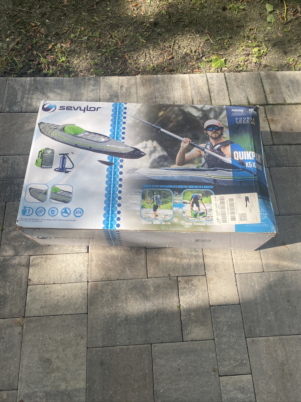 Sevylor K5 QuikPak&trade; Inflatable Kayak 2000014136 Free Shipping