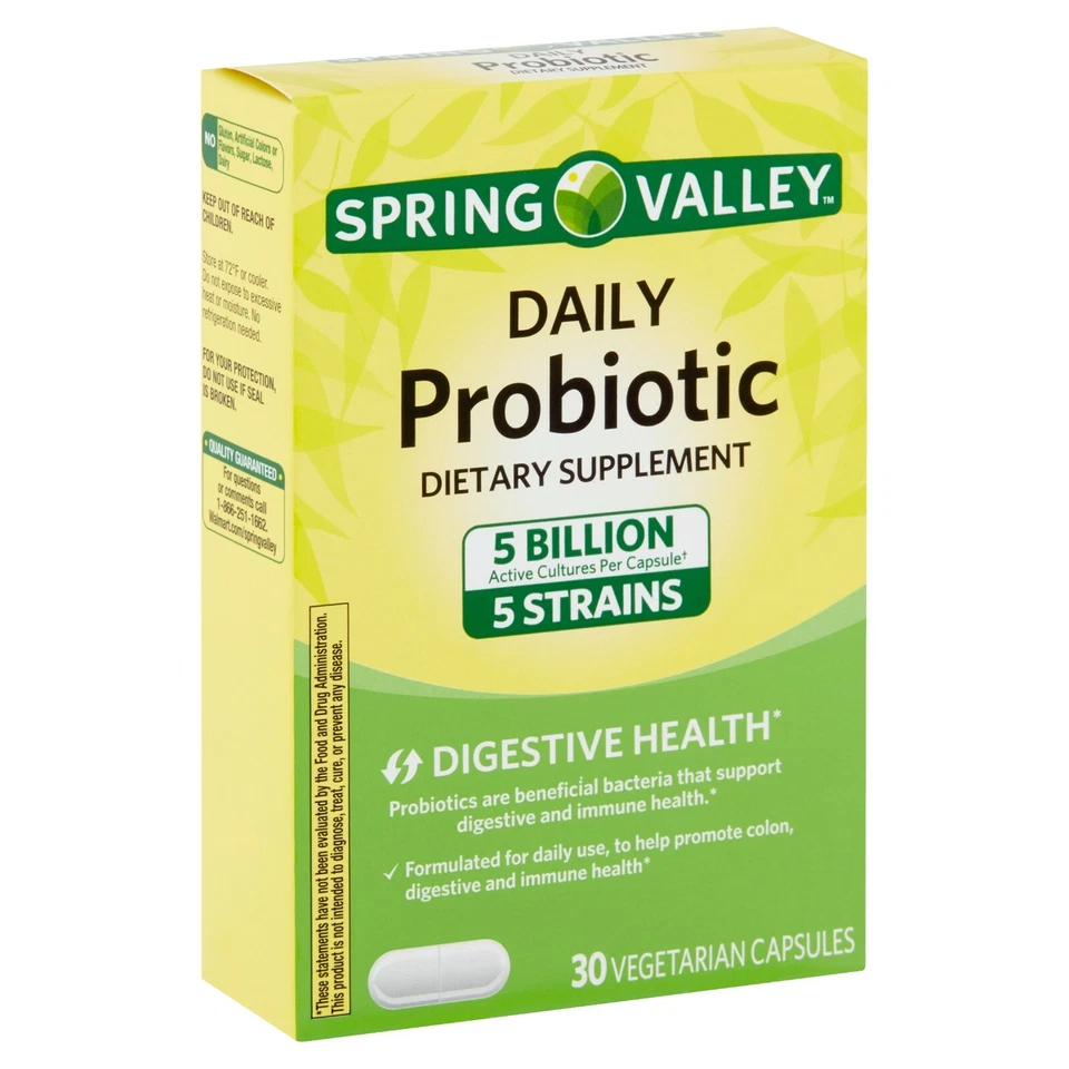 Spring Valley Daily Probiotic Capsules, 30 Count..+ - Image 3 of 4