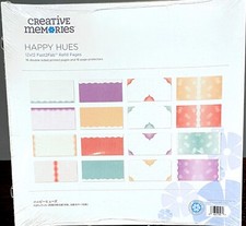 Creative Memories true 12x12 Happy Hues Fast2Fabulous Predesigned Pgs. NiP