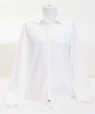 Calvin Klein White Slim Fit Long Sleeve Button Front Shirt Men's NWT