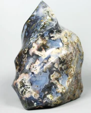 2.54lb Natural Ocean Jasper Agate Quartz Crystal Flame Freeform Mineral Specimen