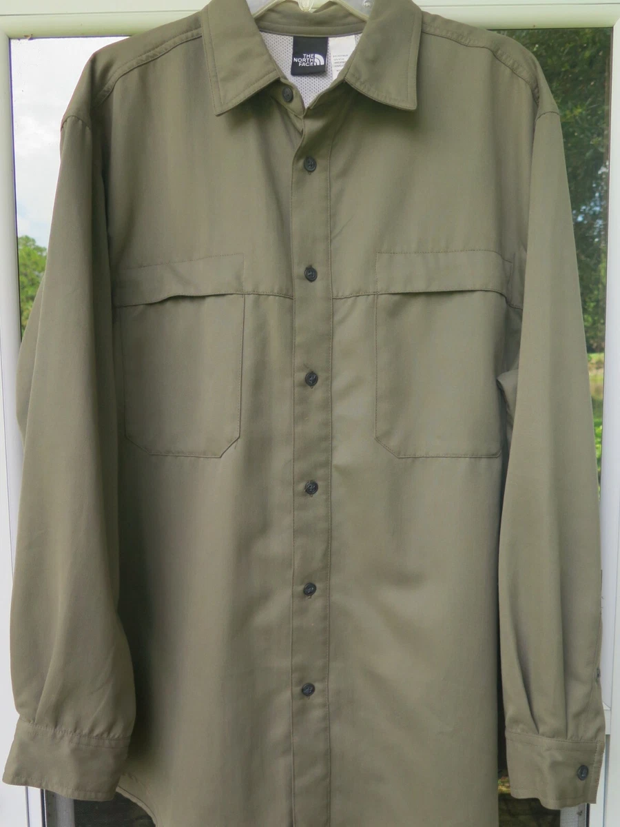 The North Face Nylon Button-Up Casual Button-Down Shirts for Men