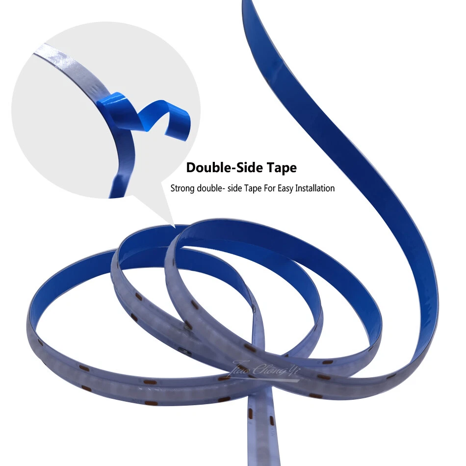 COB LED strip 756 LEDs/m DC12V RGB Flexible Led Strip High Density FOB Light - Image 2 of 4