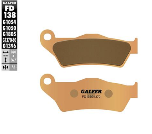 GALFER PASTIGLIE FRENO SINTERIZZATE PER KTM 1290 SUPER ADVENTURE - Foto 4 di 7