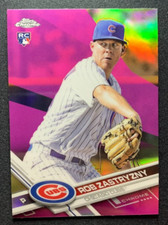 2017 Topps Chrome Pink Refractor #89 Rob Zastryzny RC Cubs
