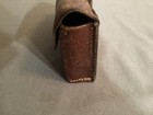 Military Leather Ammo Pouch Double Magazine Swiss Army Brown Vintage 1955 Sweden — photo 4